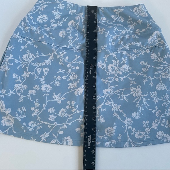 Laura Ashley Skort XS Blue Floral Golf Tennis
Pickleball Comfort Pull On Pocket - Picture 5 of 7
